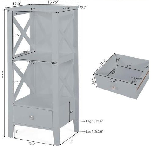 Drawer Style Storage Rack