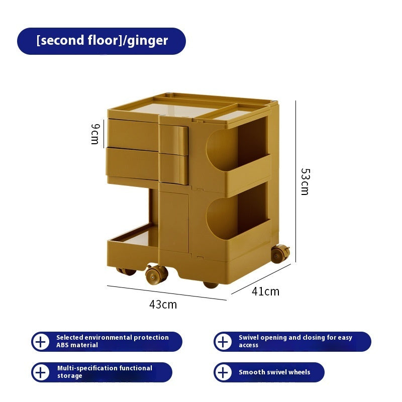 Trolley Rack Snack Storage Cabinet Cosmetics Storage Rack