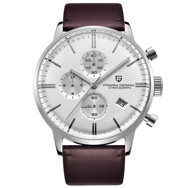Business casual calendar quartz watch