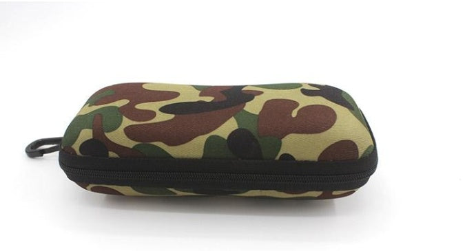Camouflage glasses case
