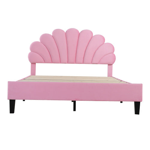 Linen Material With Metal Frame Bed Frame