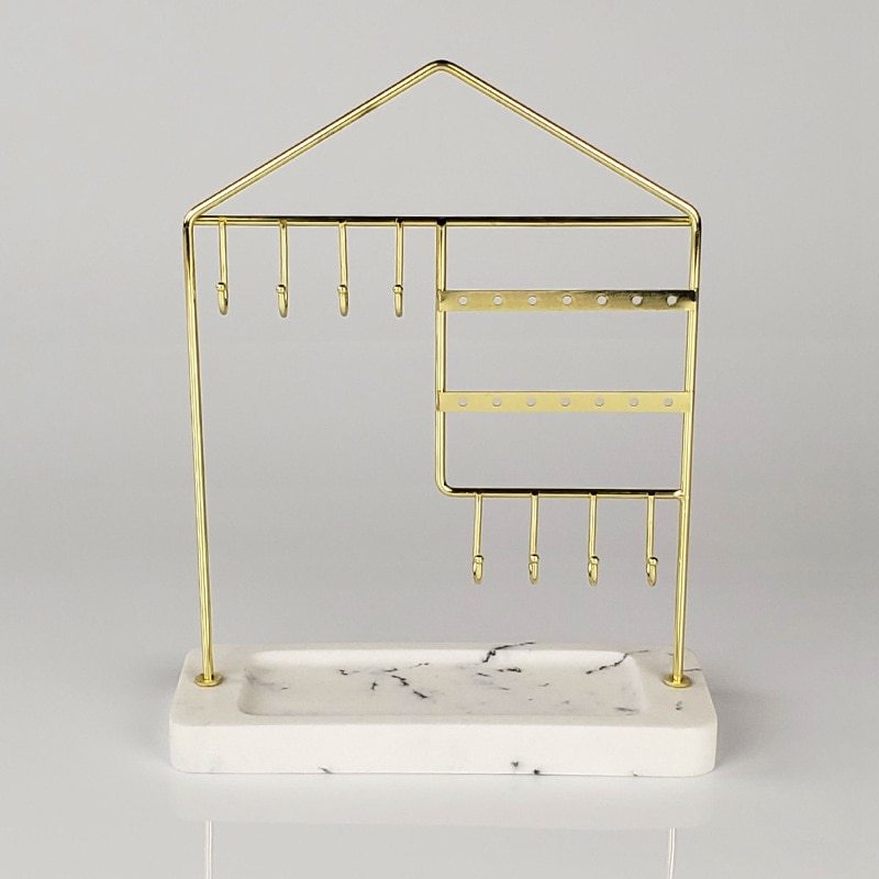 Resin jewelry storage rack