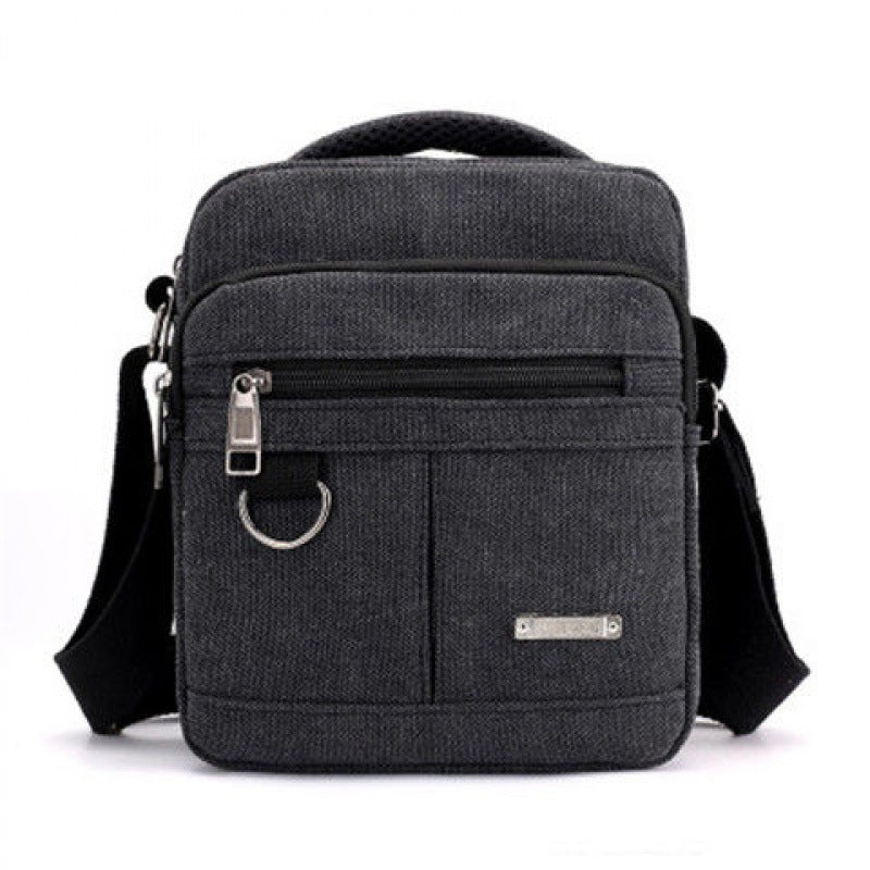 Canvas Bag Men'S Bags Shoulder Messenger Bag Korean Retro Casual Bag Sports Back Bag Men'S Bag