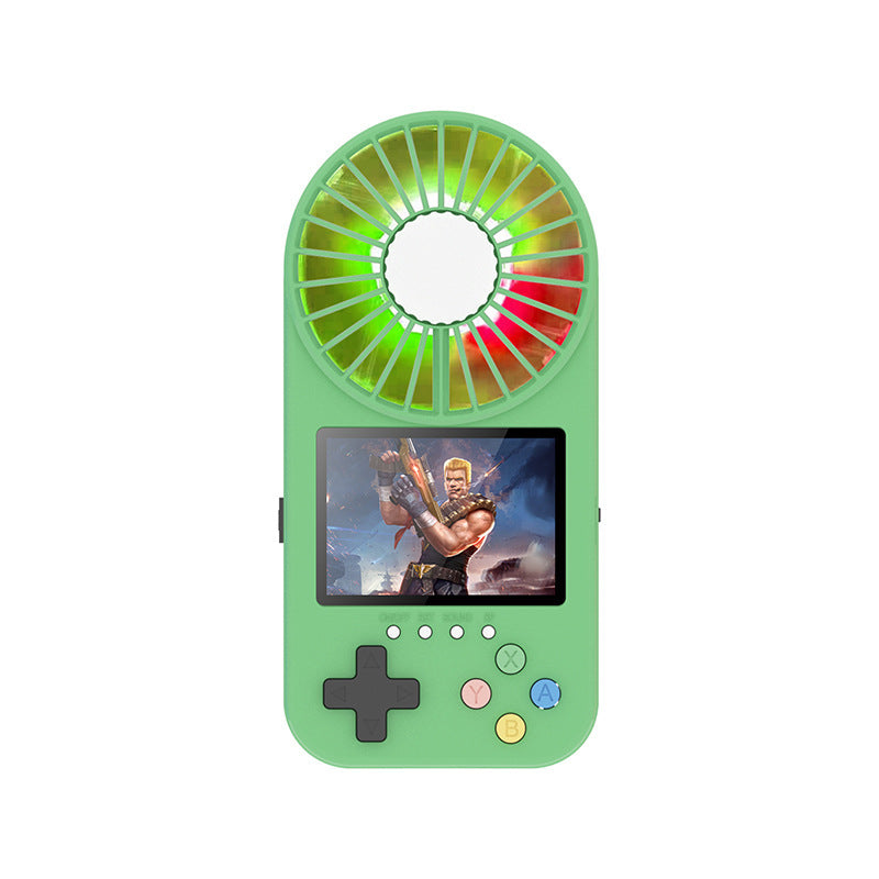 500 In 1 Color Screen Lightweight Game Machine With Convenient USB Fan 3-level Wind Speed Various Games