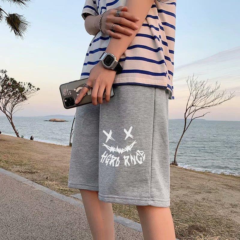 New Casual Pants Men''s Summer Shorts Men''s Korean Trend Loose Hong Kong Style Straight Sports Pants