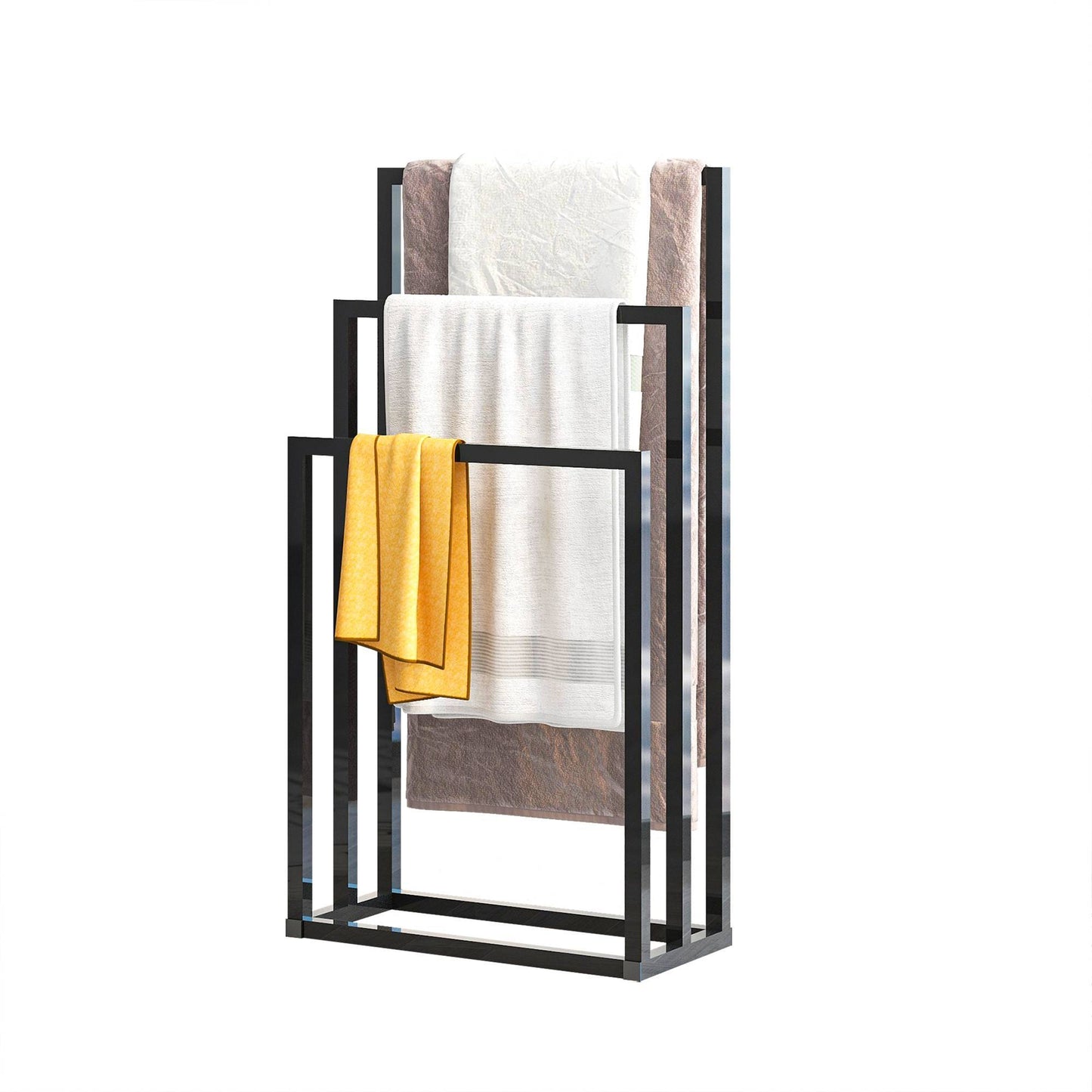 Metal 3 Tiers Towel Rack Towel Holder Organizer For Bathroom Accessories