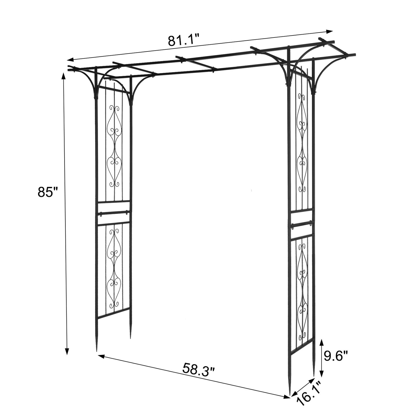 Iron Arch 206x41x216cm
