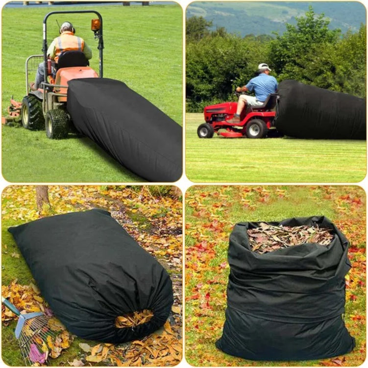 Lawn Tractor Leaf Bag 54 Cubic Feet Standard Garden Waste Bag W 112in Opening For Fast Easy Leaf Riding Lawn Mower Rubbish Bag Outdoor