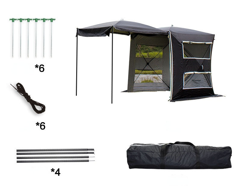 Rear Extension Tent Canopy Portable Multi-function