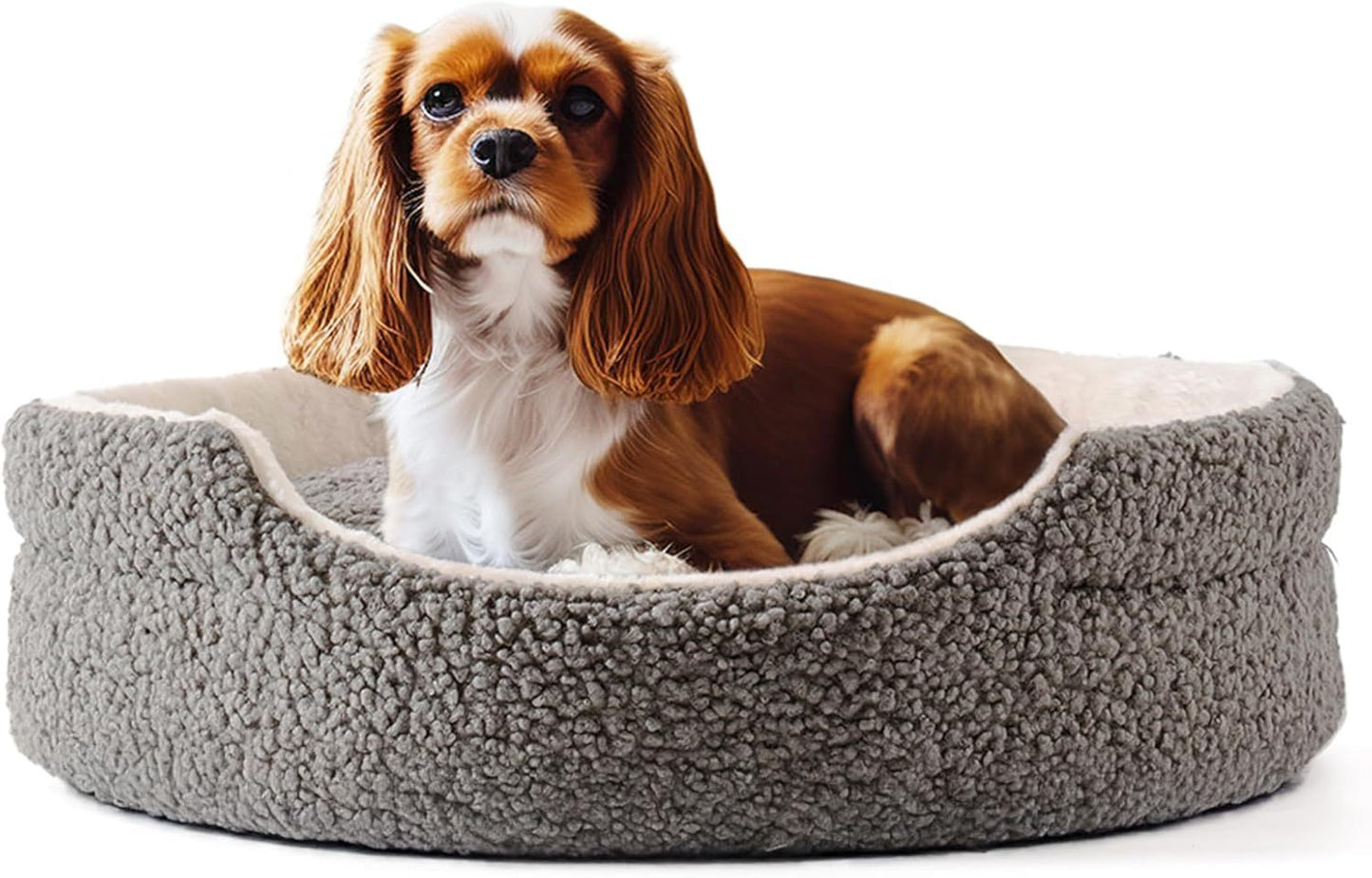MEWOOFUN Handmade Wool Cat Cave Bed - Natural Felt Cat House For Indoor Cats & Kittens, Cozy Hideaway Pet Bed With Breathable Design Grey, Medium