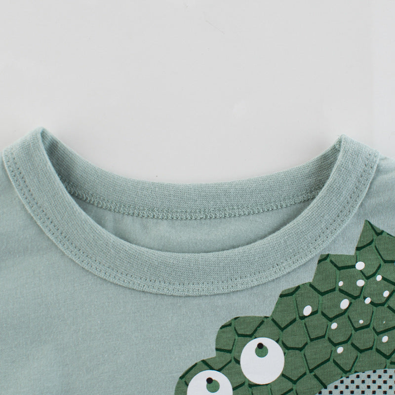 Summer Children's Short-sleeved T-shirt Boy Baby Clothes