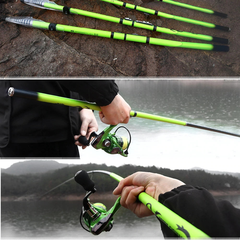 Carbon Fiber Rock Fishing Rod Telescopic Sea Fish Pole