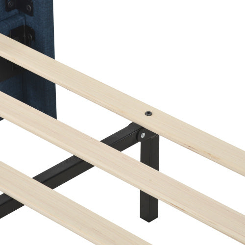 Linen Bed Frame Size 90 X 200