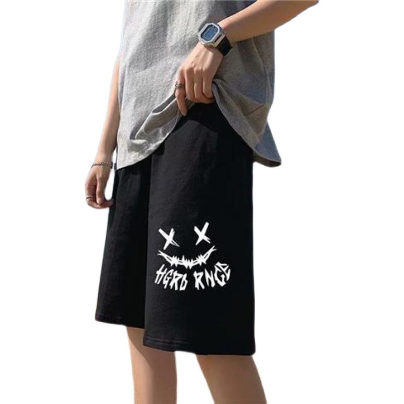 New Casual Pants Men''s Summer Shorts Men''s Korean Trend Loose Hong Kong Style Straight Sports Pants