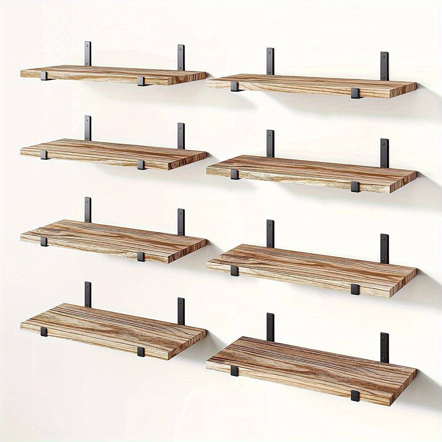 Wooden Suspended Wall Storage Rack, Bathroom Storage Rack, Living Room