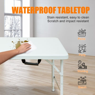 Portable Folding Table Indoor&Outdoor Maximum Weight 135KG Foldable Table For Camping