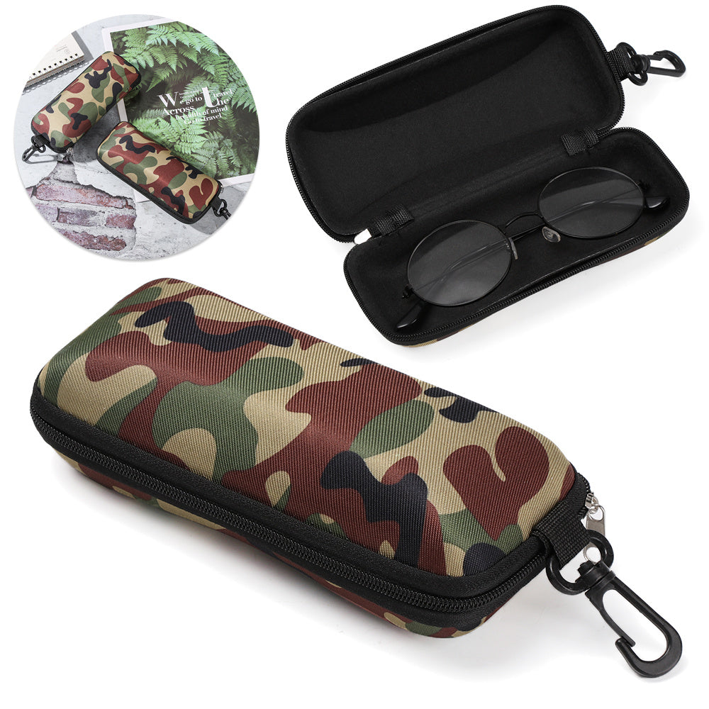 Camouflage glasses case
