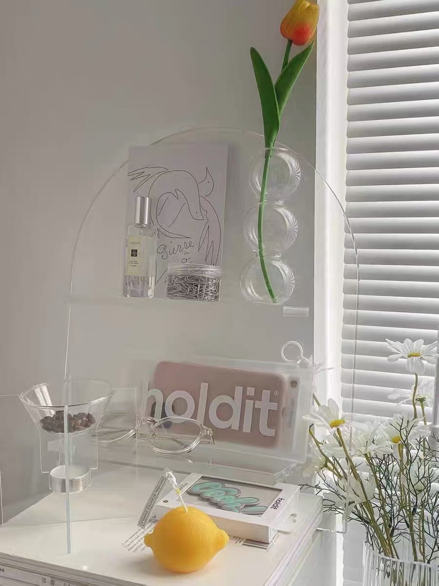 Acrylic Desktop Shelf Storage Rack