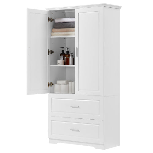 High Bathroom Storage Cabinet