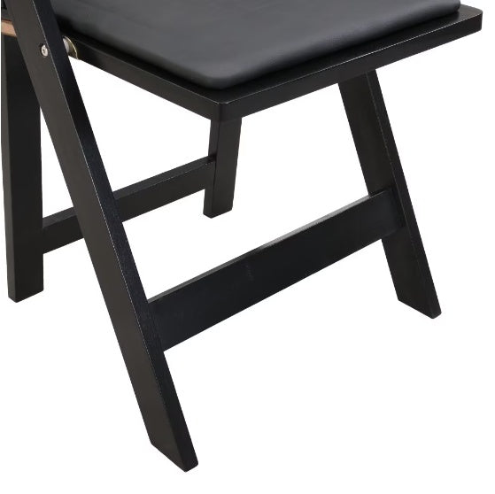 Set Of 4 Upholstered Folding Chairs