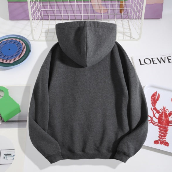 270G Fleece Hooded Sweatshirt With Rope S-2XL, POD Can Be Customized Including Embryo And Print