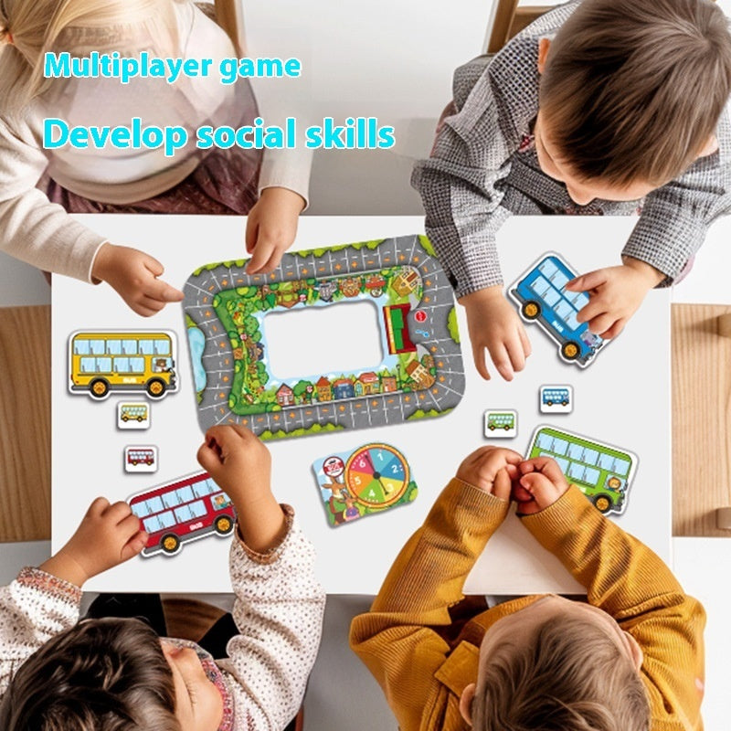 Animal Bus Platform Table Games For Children