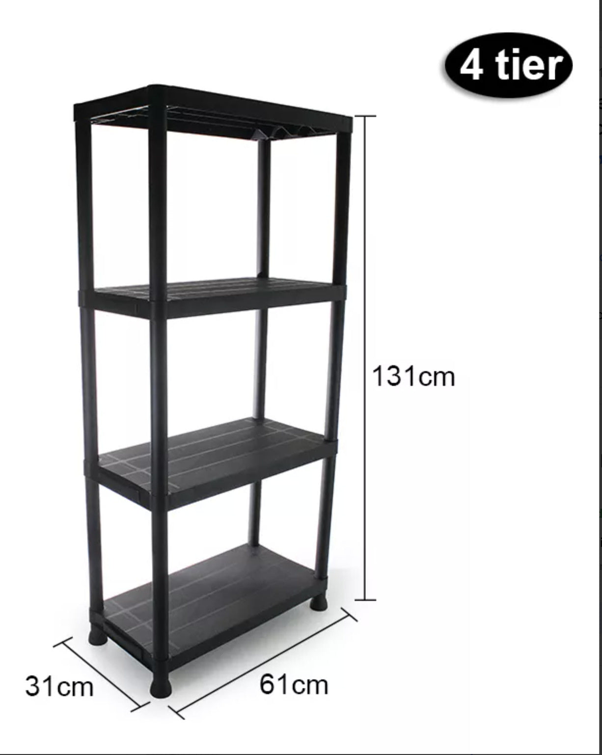 Stackable Load-bearing Storage Rack Shelf Plastic Storage Rack