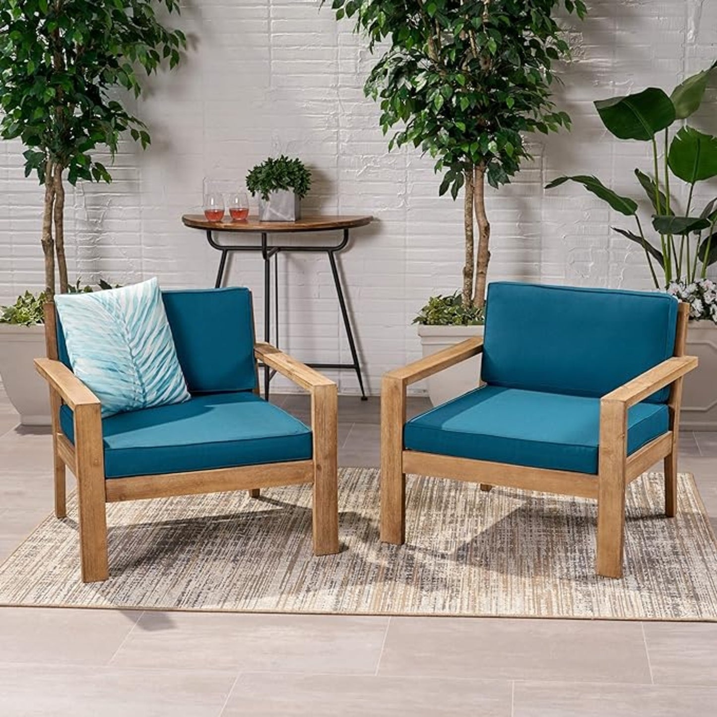 SANTA ANA CLUB CHAIR With CushionsSet Of 2