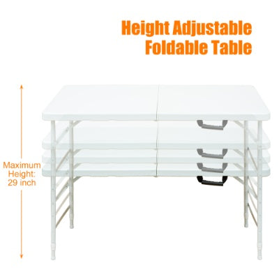 Portable Folding Table Indoor&Outdoor Maximum Weight 135KG Foldable Table For Camping