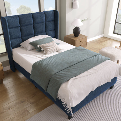 Linen Bed Frame Size 90 X 200