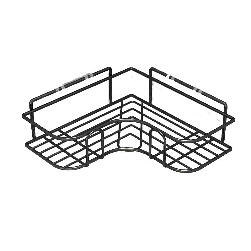 Iron Triangle Corner Storage Rack Home Bathroom Punch-free Storage Rack