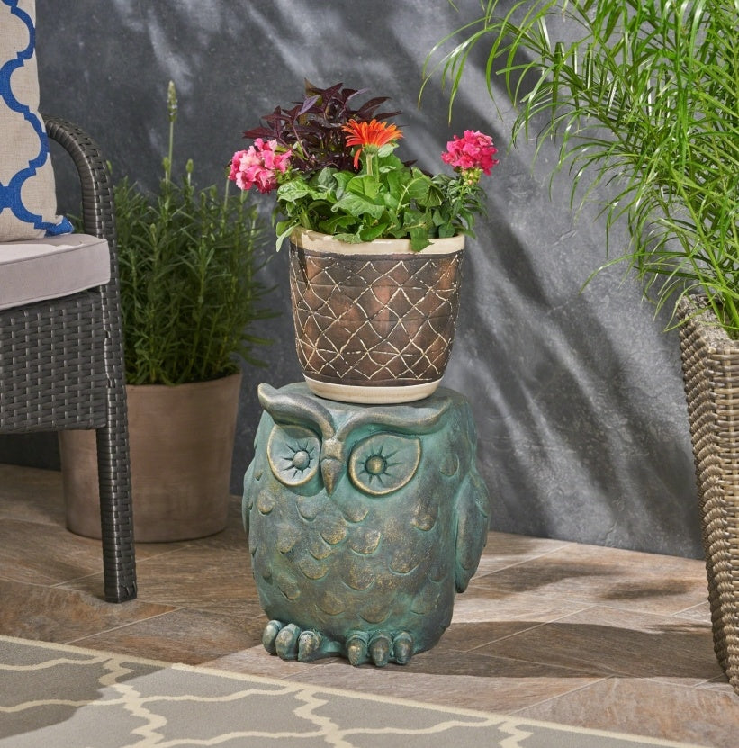 OWL GARDEN STOOL