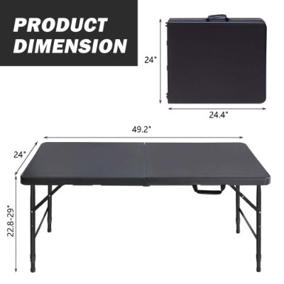 Portable Folding Table Indoor&Outdoor Maximum Weight 135KG Foldable Table For Camping