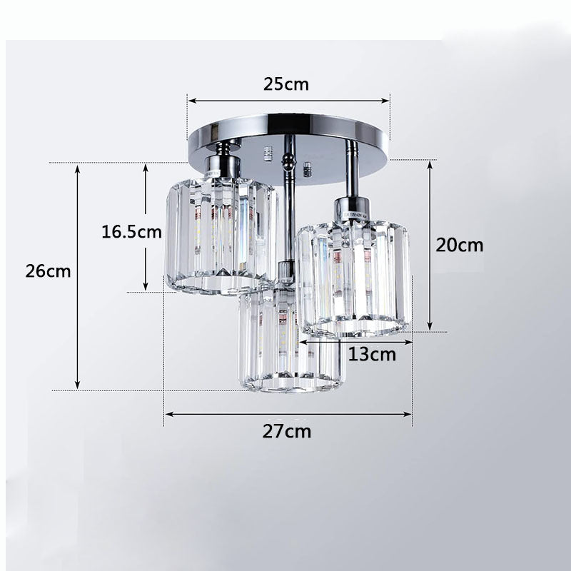 Crystal Ceiling Lights Modern Lamps Black