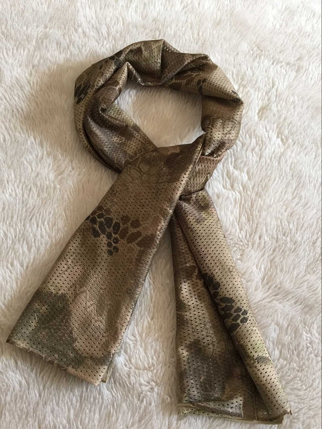 Military Fans Camouflage Sun Protection Sunshade Camouflage Scarf