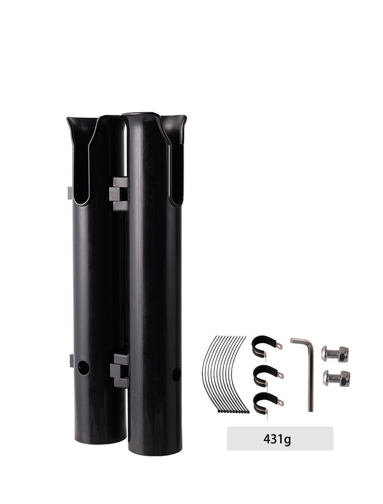 Motorcycle Electric Bicycle Fishing Rod Rack Pipe Clamp