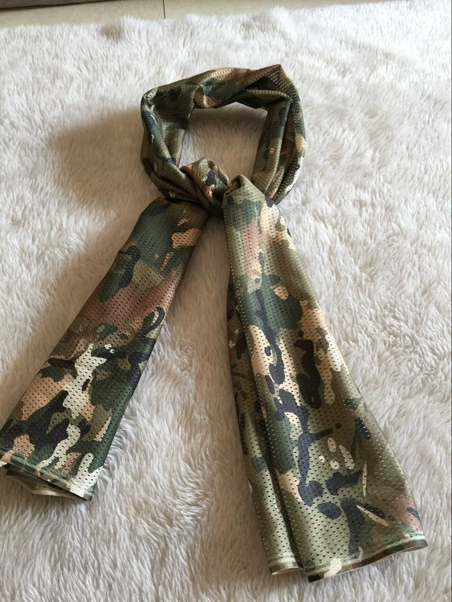Military Fans Camouflage Sun Protection Sunshade Camouflage Scarf