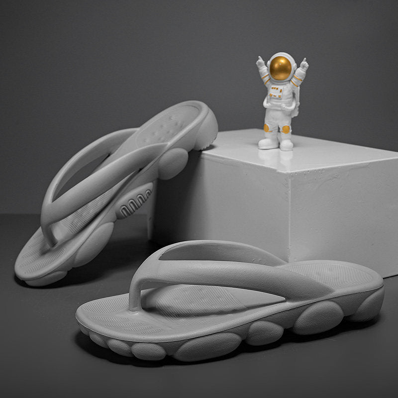 Men's Summer White Sandals And Flip Flops