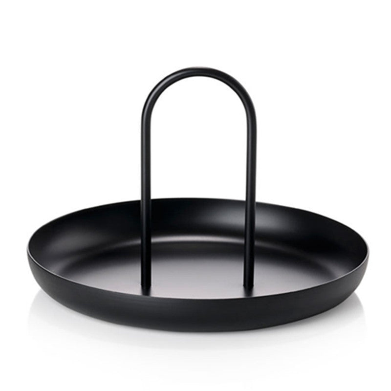 Round Hand Tray Sundries Small Items Desktop Tray