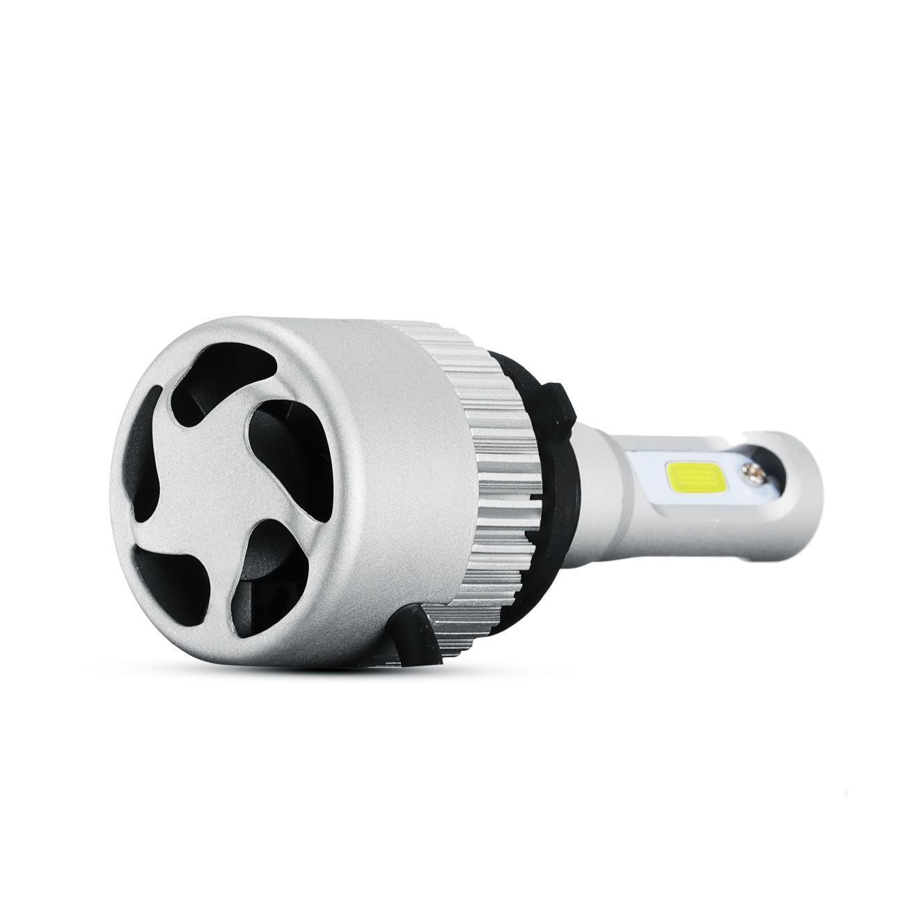 Series F-S2 9005 28W-LED Silver Edition COB Integrated Automotive Front Headlights Low End Edition