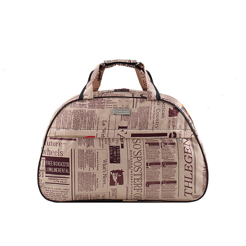 Large Capacity Travel Women's Portable Waterproof Luggage Bag