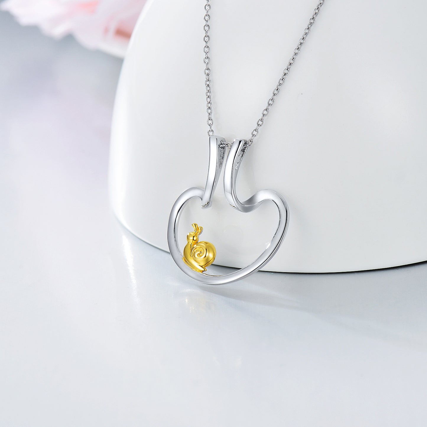 925 Sterling Silver Snails Celtic Cross Ring Holder Pendant Necklaces