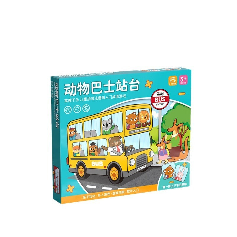 Animal Bus Platform Table Games For Children