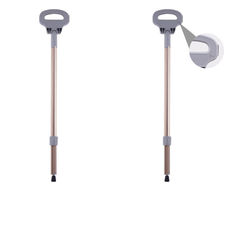Multifunctional Crutches Aluminum Alloy Folding Leisure Trekking Pole