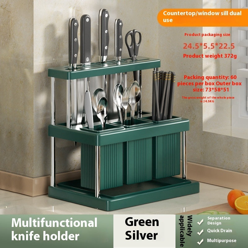 Multifunctional Kitchen Storage Rack Knife And Fork Storage Rack