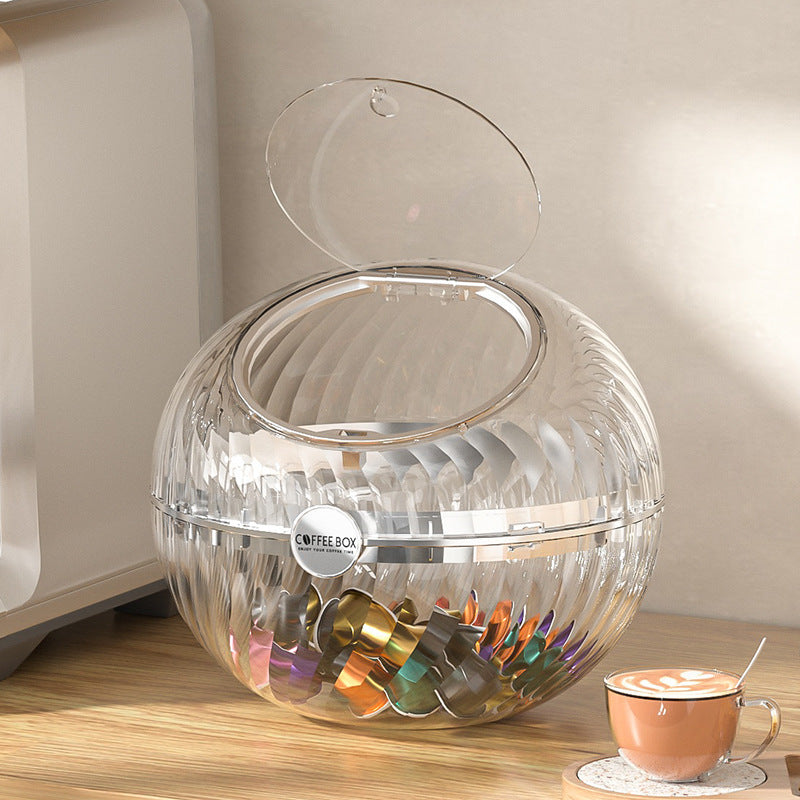 Tea Bag Storage Box Bar Capsule Coffee Storage Rack Desktop Storage Rack Candy Tea Storage Basket With Lid