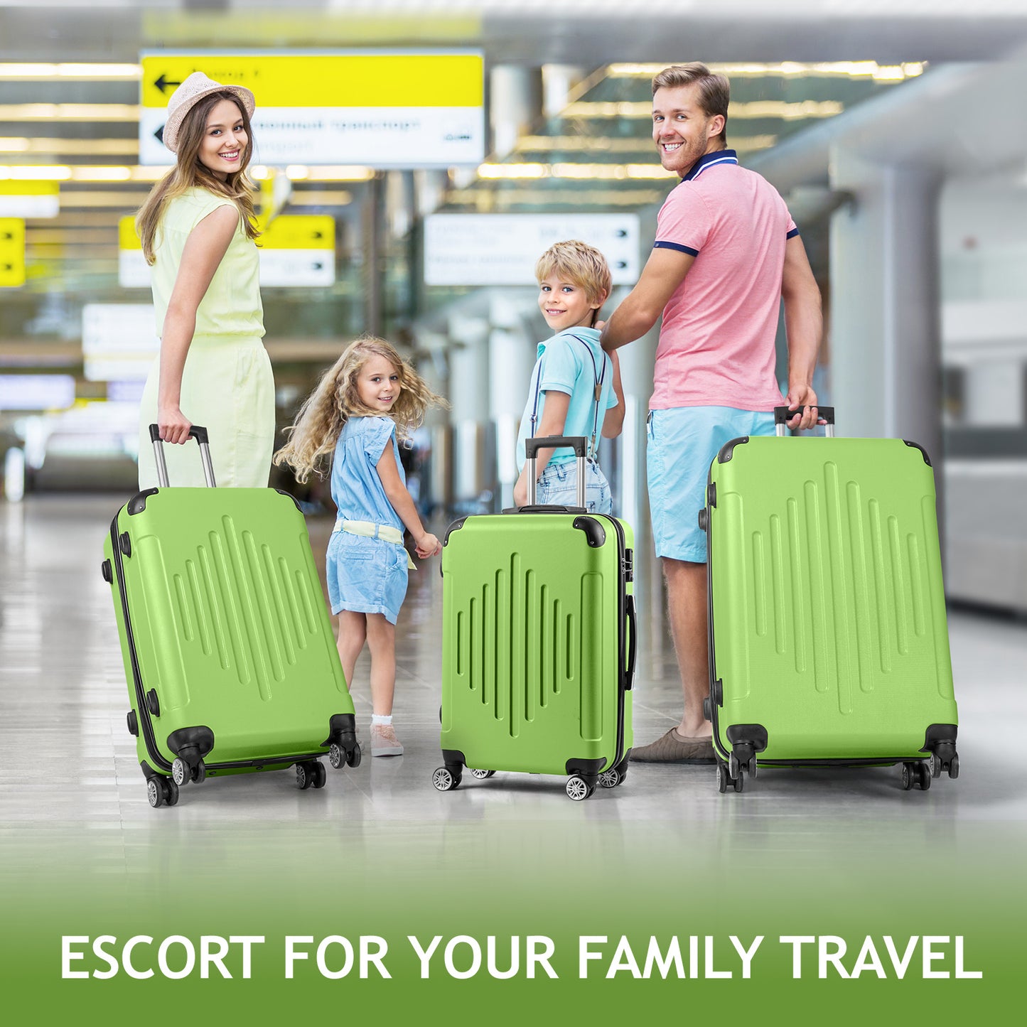 Comes With A Three In One Suitcase With 2 Diamond Shaped Stripes And Corners