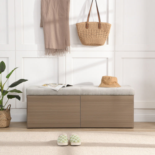 49-inch Storage Table Locker Storage Footstool