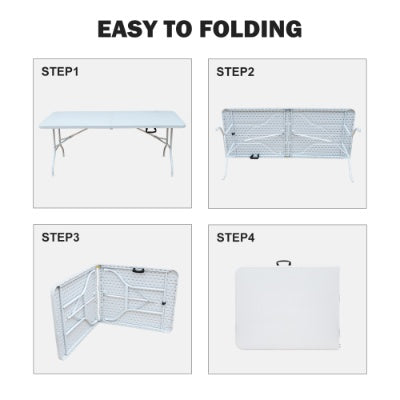 Portable Folding Table Indoor&Outdoor Maximum Weight 135KG Foldable Table For Camping