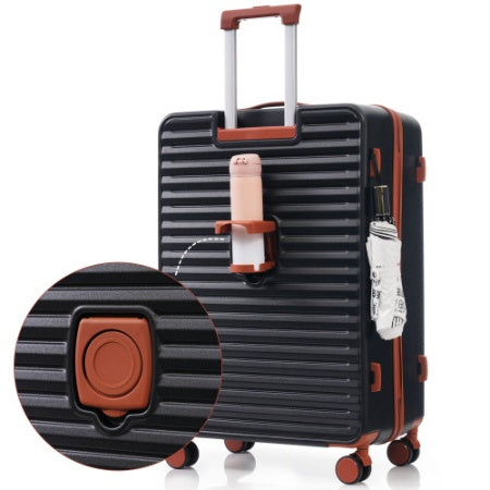 Luggage 4 Piece 20 24 28 Sets And A Bag, 20 24 With Front Pocket,Hard Shell Luggage Carry On Luggage Set With TSA Lock, Usb, Universal Wheel,cup Holder